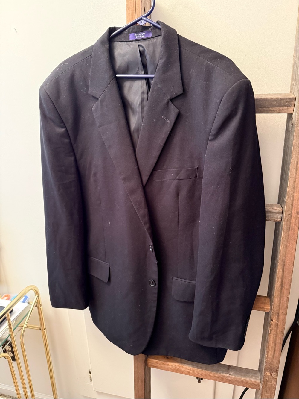 Arrow Men's Black Two-Button Sport Coat